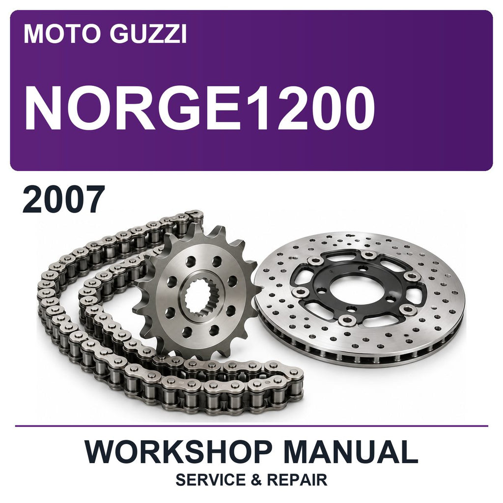 2007 Moto Guzzi NORGE1200 Workshop Service & Repair Manual