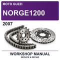 2007 Moto Guzzi NORGE1200 Workshop Service & Repair Manual