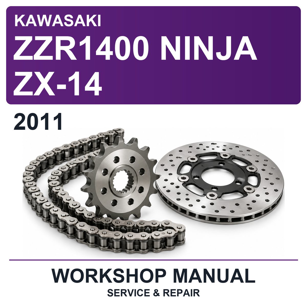 2011 Kawasaki ZZR1400 Ninja ZX-14 Workshop Service & Repair Manual