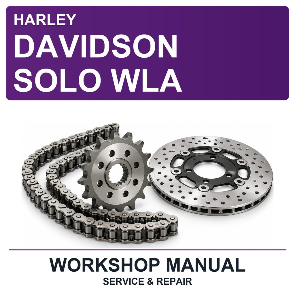 Harley Davidson Solo WLA Workshop Service & Repair Manual