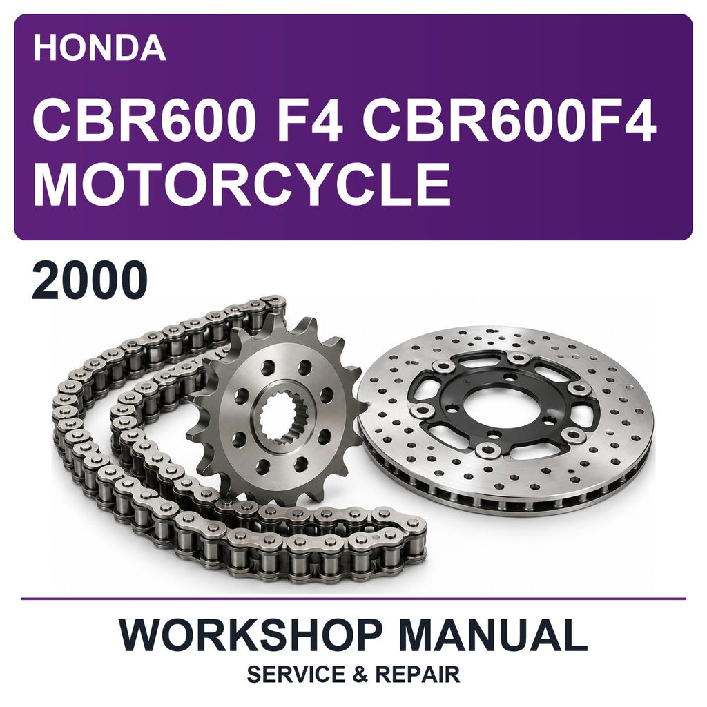 2000 Honda CBR600 F4 CBR600F4 Motorcycle Workshop Service & Repair Manual