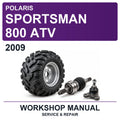 2009 Polaris Sportsman 800 ATV Workshop Service & Repair Manual