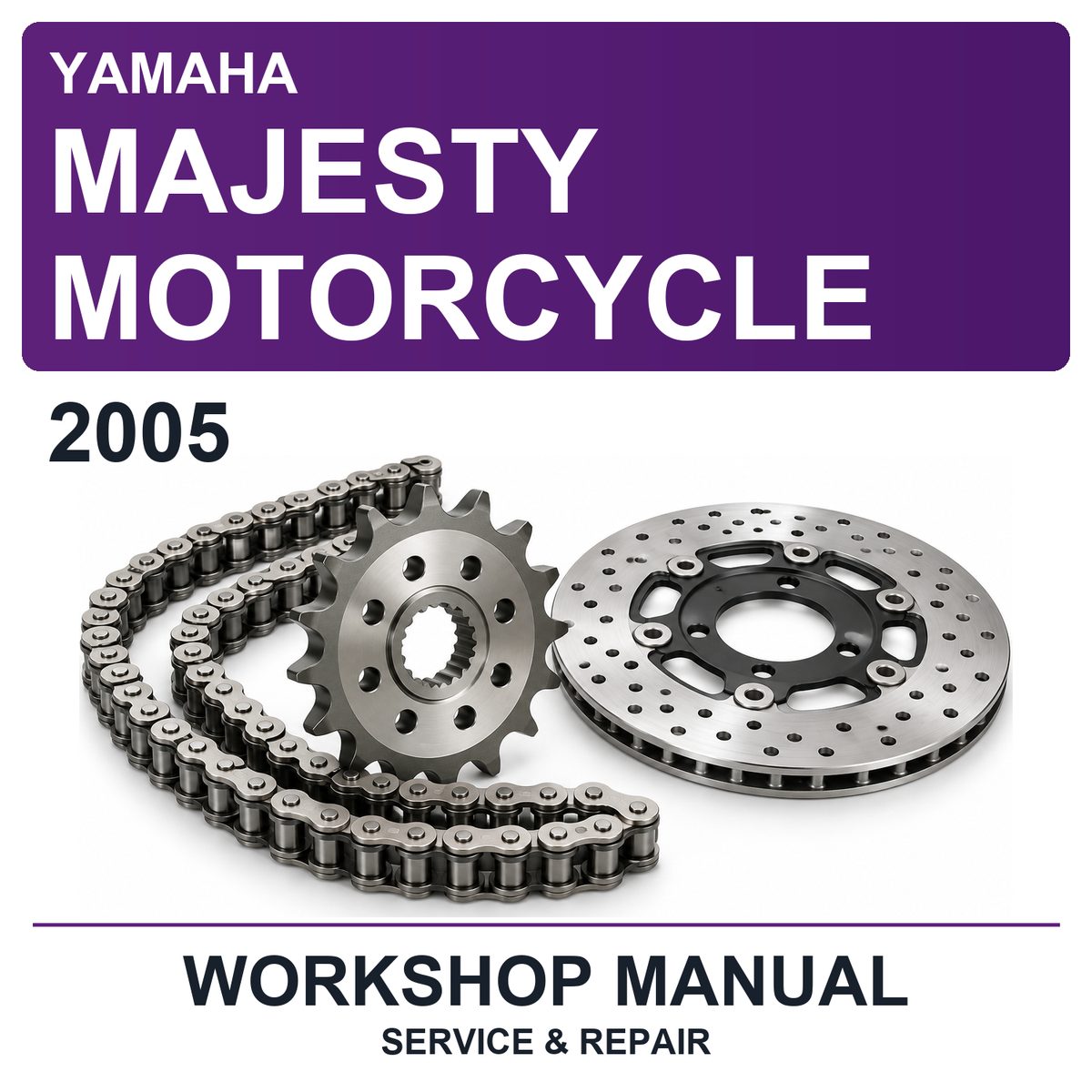 2005 Yamaha Majesty Motorcycle Workshop Service & Repair Manual