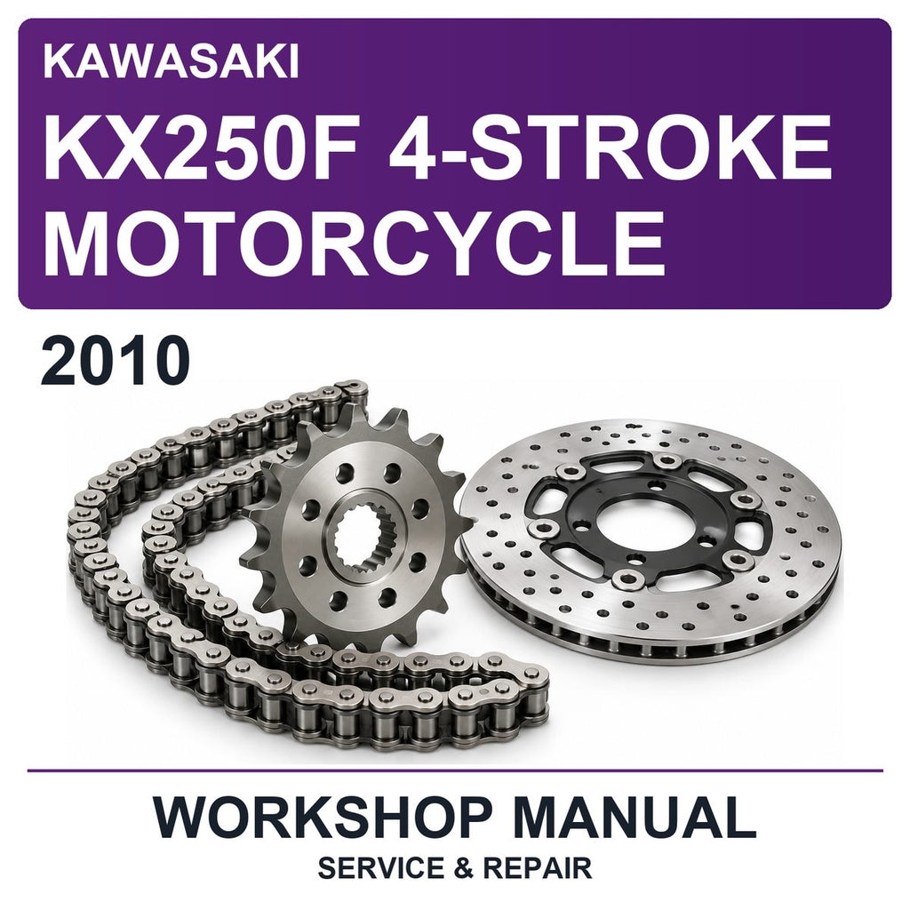 2010 Kawasaki KX250F 4-Stroke Motorcycle Workshop Service & Repair Manual