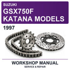 1997 Suzuki GSX750F Katana Models Workshop Service & Repair Manual