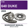 2005 KTM 640 Duke Workshop Service & Repair Manual
