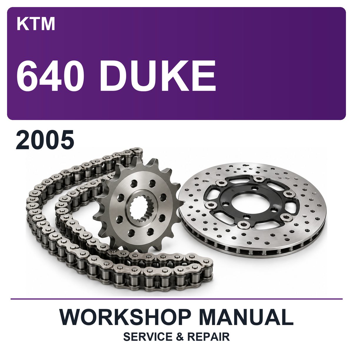 2005 KTM 640 Duke Workshop Service & Repair Manual