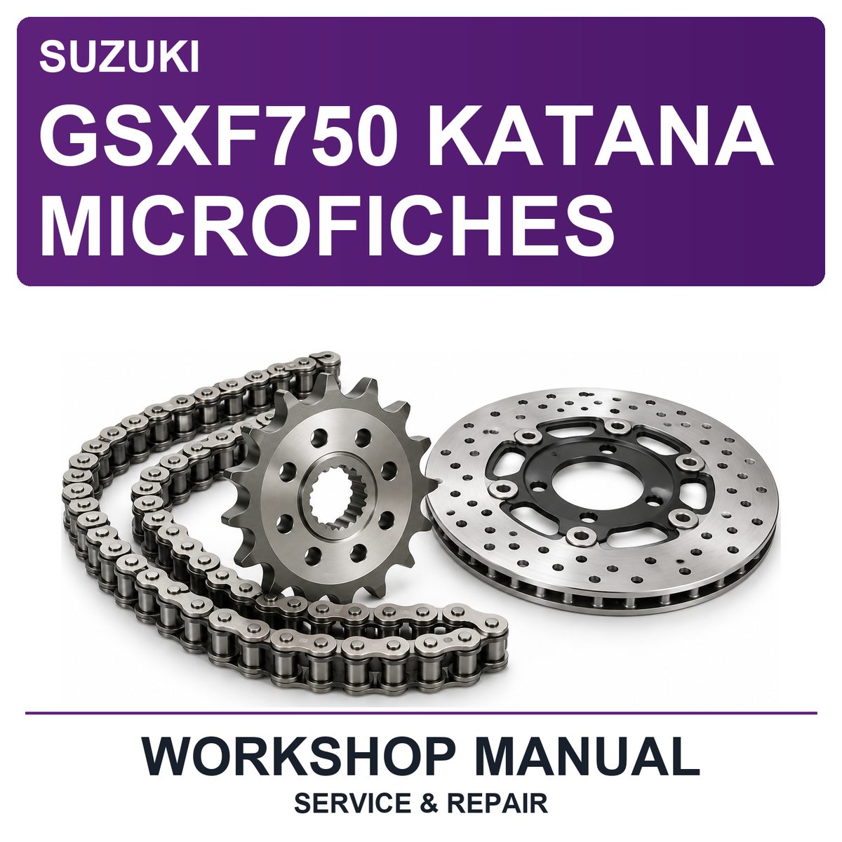 Suzuki GSXF750 Katana Microfiches Workshop Service & Repair Manual