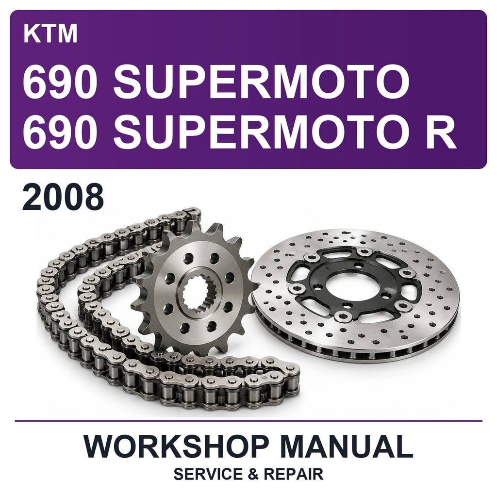 2008 KTM 690 Supermoto 690 Supermoto R Workshop Service & Repair Manual