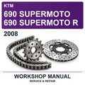 2008 KTM 690 Supermoto 690 Supermoto R Workshop Service & Repair Manual
