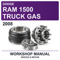 2008 Dodge RAM 1500 Truck Gas Workshop Service & Repair Manual