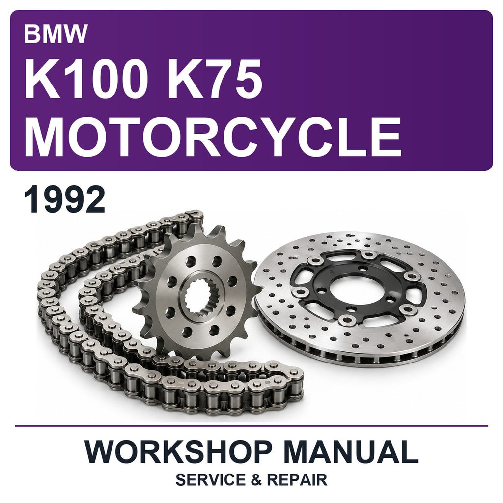 1992 BMW K100 K75 Motorcycle Workshop Service & Repair Manual