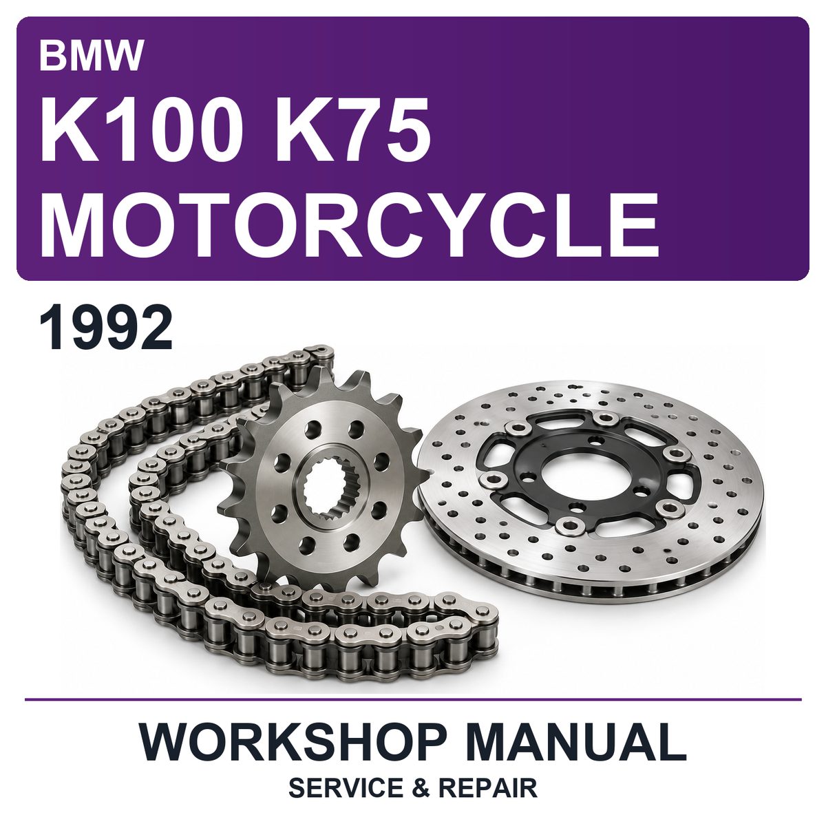 1992 BMW K100 K75 Motorcycle Workshop Service & Repair Manual