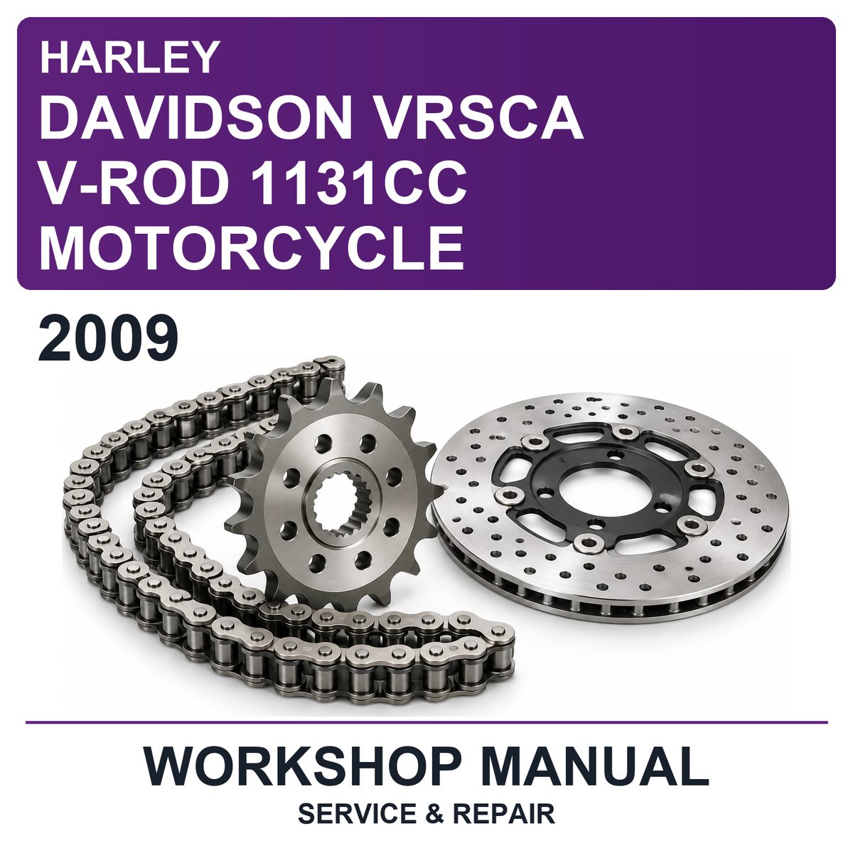 2009 Harley Davidson Vrsca V-Rod 1131CC Motorcycle Workshop Service & Repair Manual
