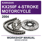 2004 Kawasaki KX250F 4-Stroke Motorcycle Workshop Service & Repair Manual
