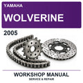 2005 Yamaha Wolverine Workshop Service & Repair Manual