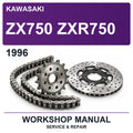 1996 Kawasaki ZX750 ZXR750 Workshop Service & Repair Manual