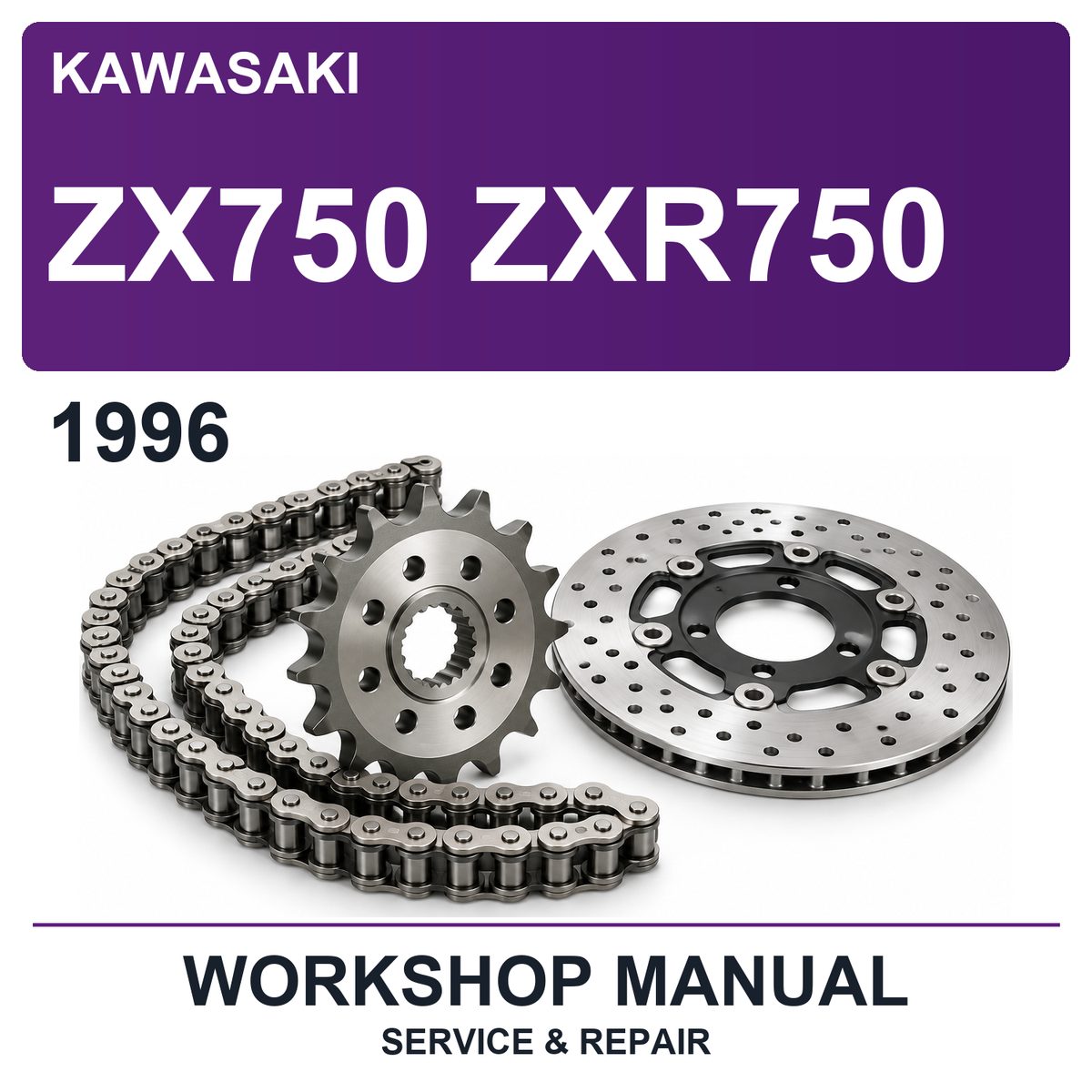 1996 Kawasaki ZX750 ZXR750 Workshop Service & Repair Manual