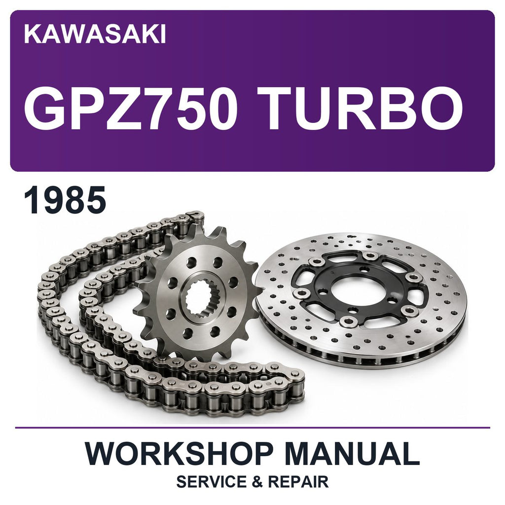 1985 Kawasaki GPZ750 Turbo Workshop Service & Repair Manual