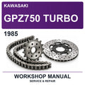 1985 Kawasaki GPZ750 Turbo Workshop Service & Repair Manual