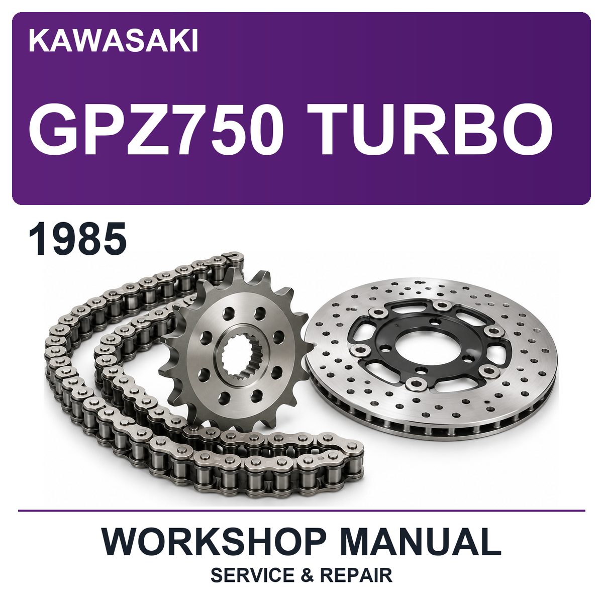 1985 Kawasaki GPZ750 Turbo Workshop Service & Repair Manual