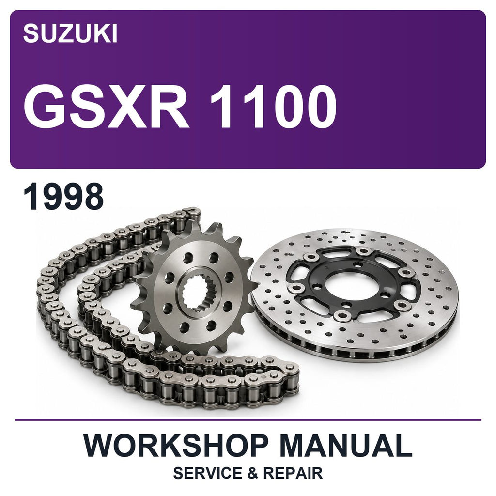 1998 Suzuki Gsxr 1100 Workshop Service & Repair Manual