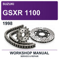 1998 Suzuki Gsxr 1100 Workshop Service & Repair Manual