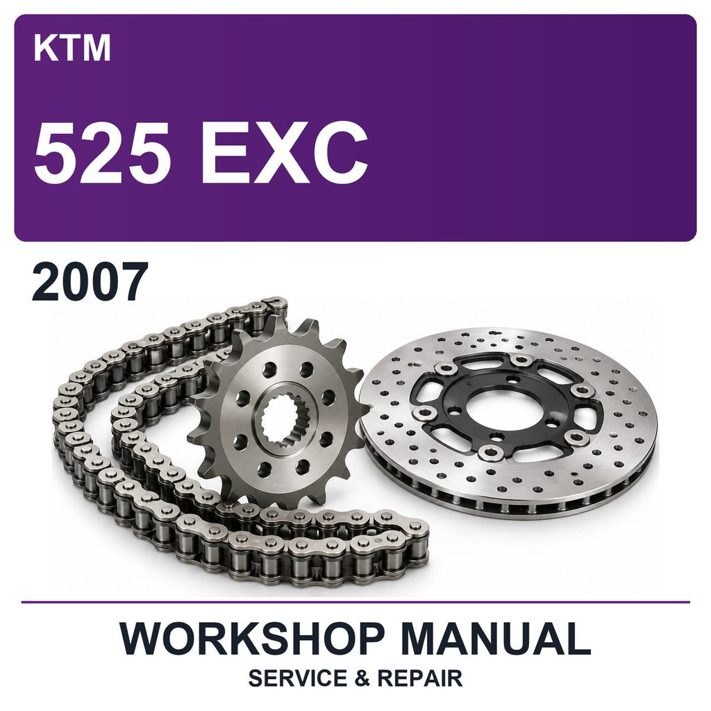 2007 KTM 525 EXC Workshop Service & Repair Manual