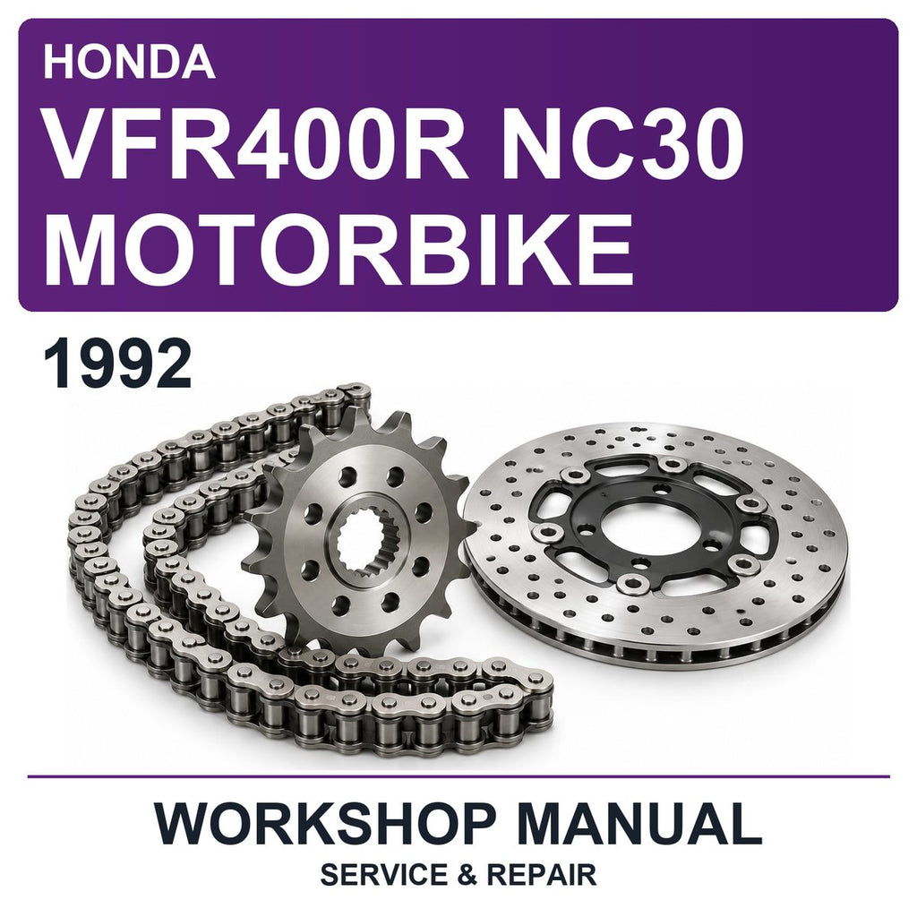 1992 Honda VFR400R NC30 Motorbike Workshop Service & Repair Manual