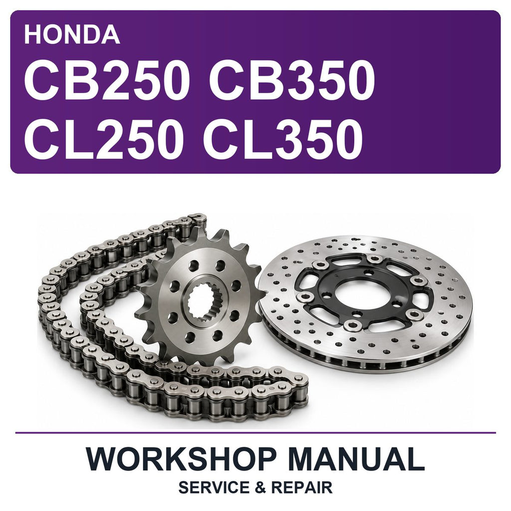 Honda CB250 CB350 CL250 CL350 Workshop Service & Repair Manual