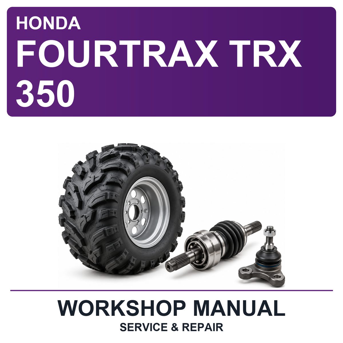 Honda Fourtrax Trx 350 Workshop Service & Repair Manual