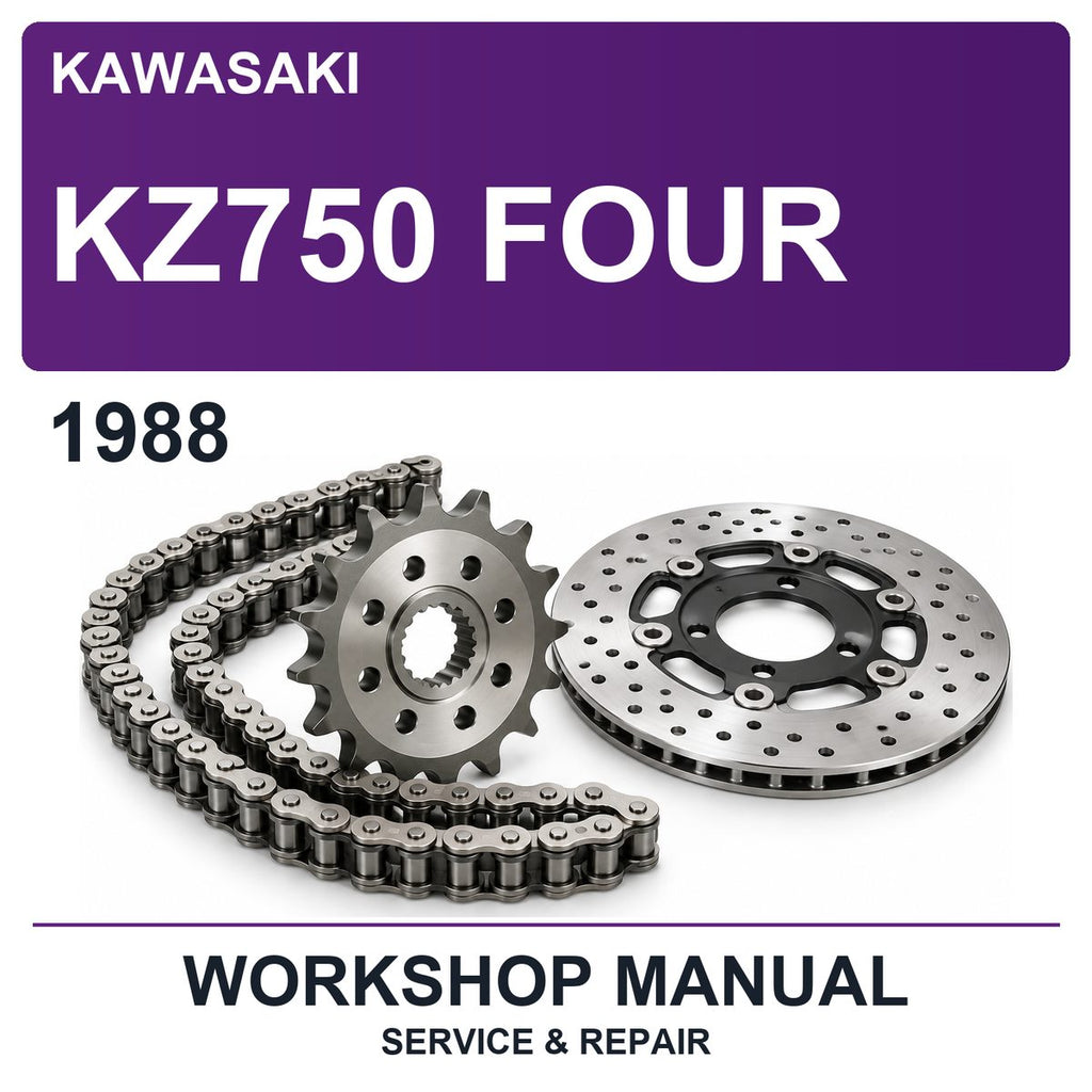 1988 Kawasaki KZ750 Four Workshop Service & Repair Manual