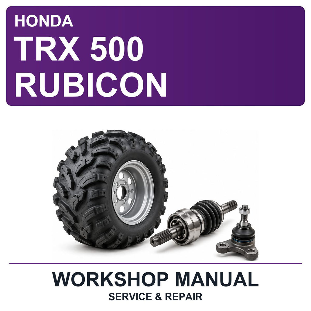 Honda TRX 500 Rubicon Workshop Service & Repair Manual