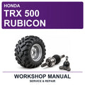 Honda TRX 500 Rubicon Workshop Service & Repair Manual
