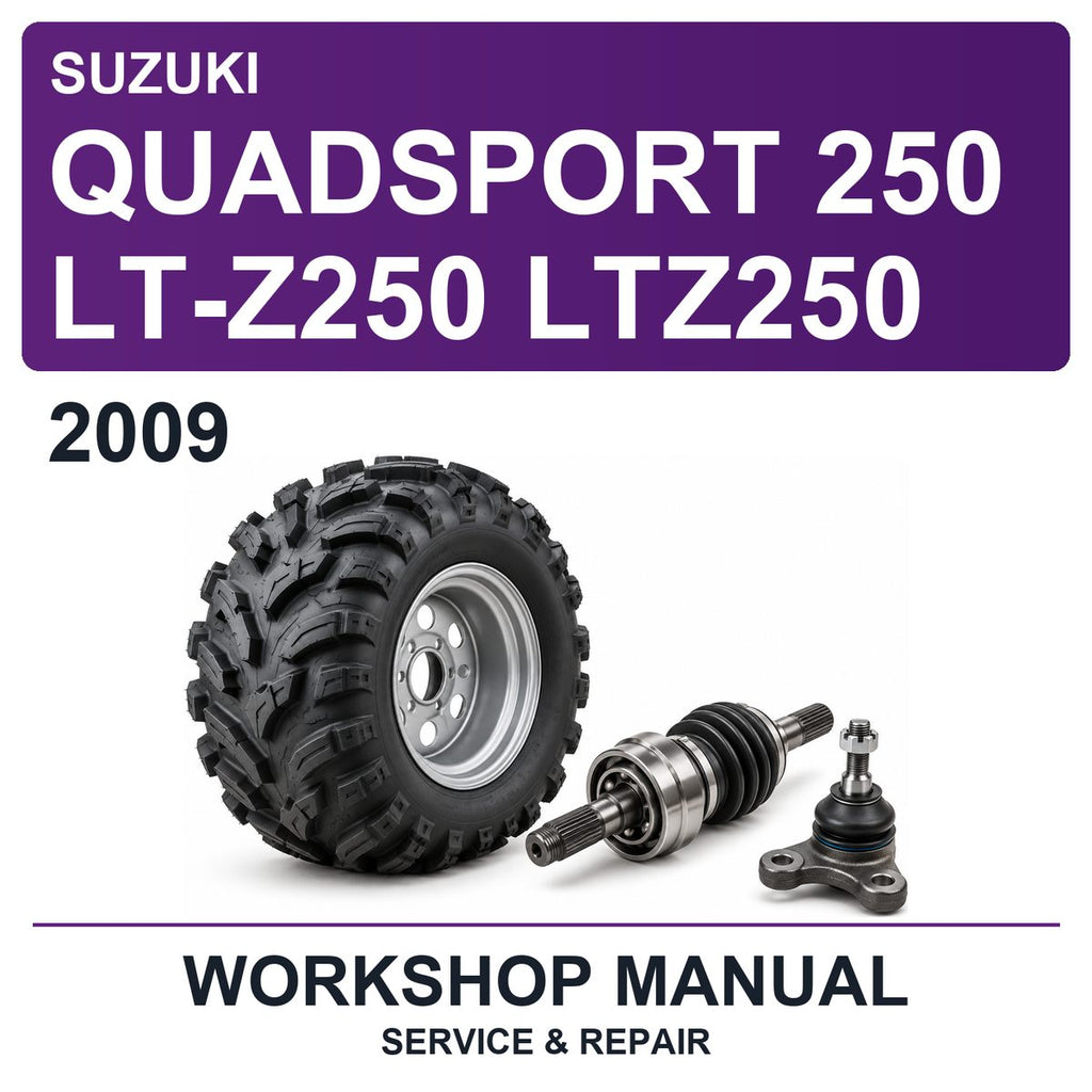 2009 Suzuki Quadsport 250 LT-Z250 LTZ250 Workshop Service & Repair Manual