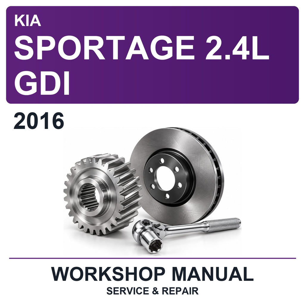 2016 Kia Sportage 2.4L GDI Workshop Service & Repair Manual