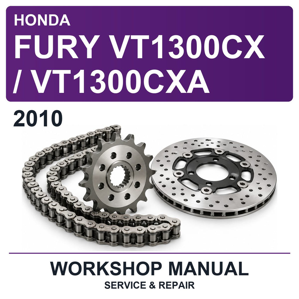 2010 Honda Fury VT1300CX / VT1300CXA Workshop Service & Repair Manual