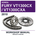 2010 Honda Fury VT1300CX / VT1300CXA Workshop Service & Repair Manual