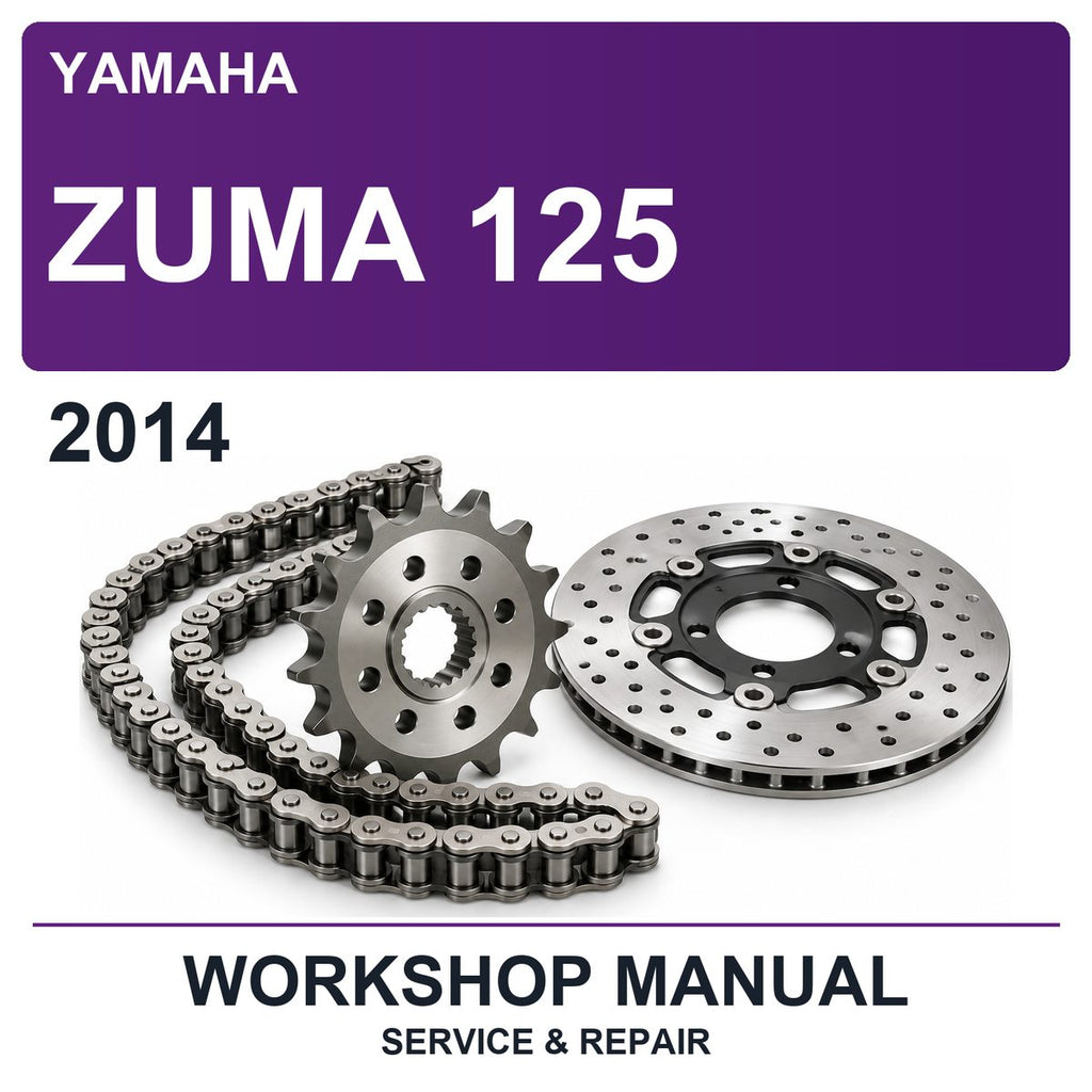 2014 Yamaha Zuma 125 Workshop Service & Repair Manual