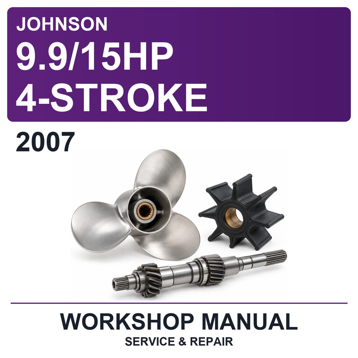 2007 Johnson 9.9/15HP 4-Stroke Workshop Service & Repair Manual