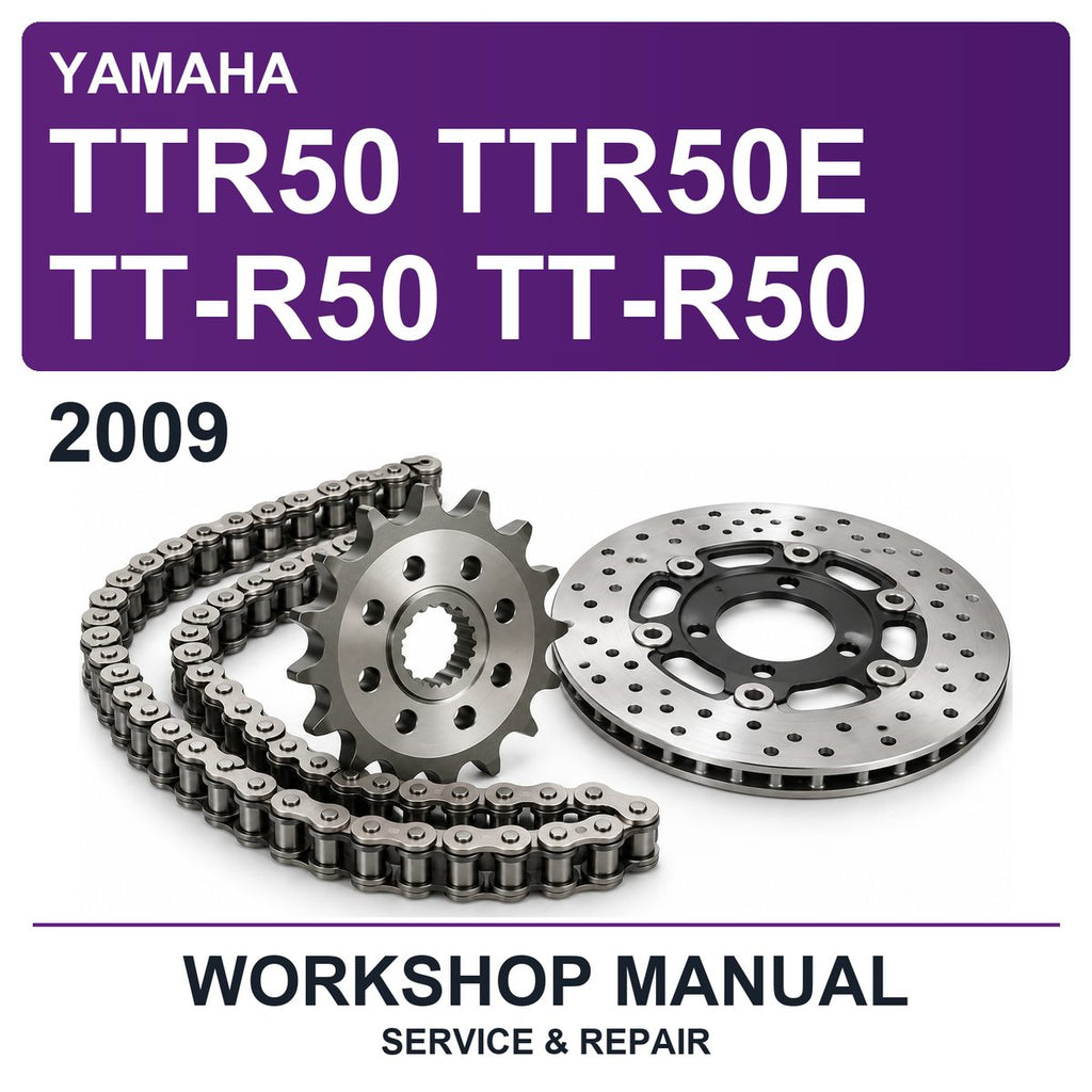 2009 Yamaha TTR50 TTR50E TT-R50 TT-R50 Workshop Service & Repair Manual