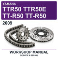 2009 Yamaha TTR50 TTR50E TT-R50 TT-R50 Workshop Service & Repair Manual