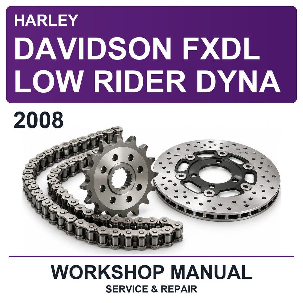 2008 Harley Davidson Fxdl Low Rider Dyna Workshop Service & Repair Manual