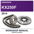 2014 Kawasaki KX250F Workshop Service & Repair Manual