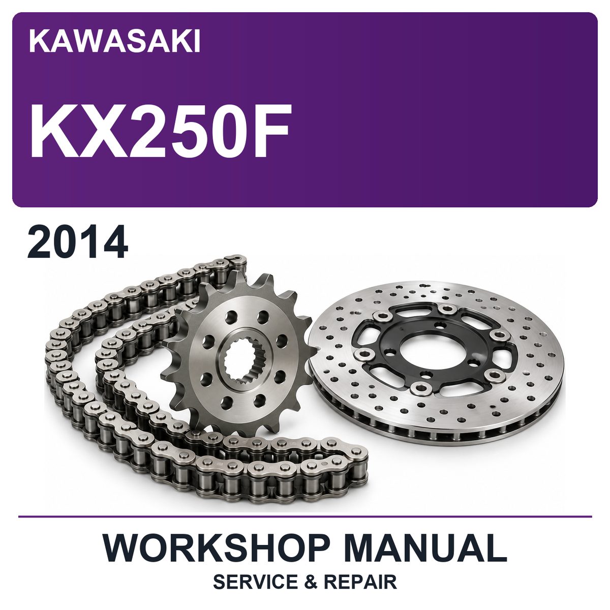 2014 Kawasaki KX250F Workshop Service & Repair Manual
