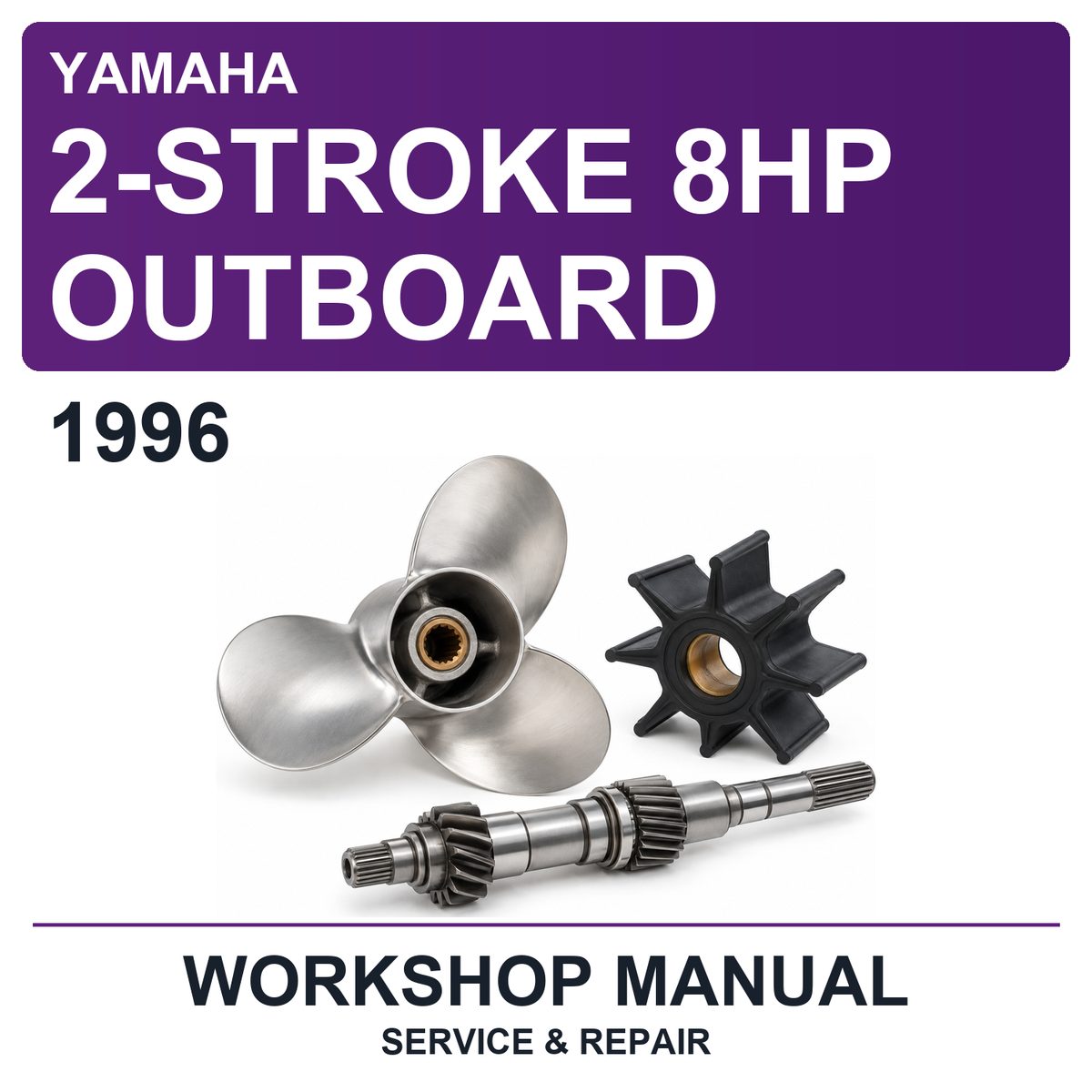 1996 Yamaha 2-Stroke 8HP Outboard Workshop Service & Repair Manual