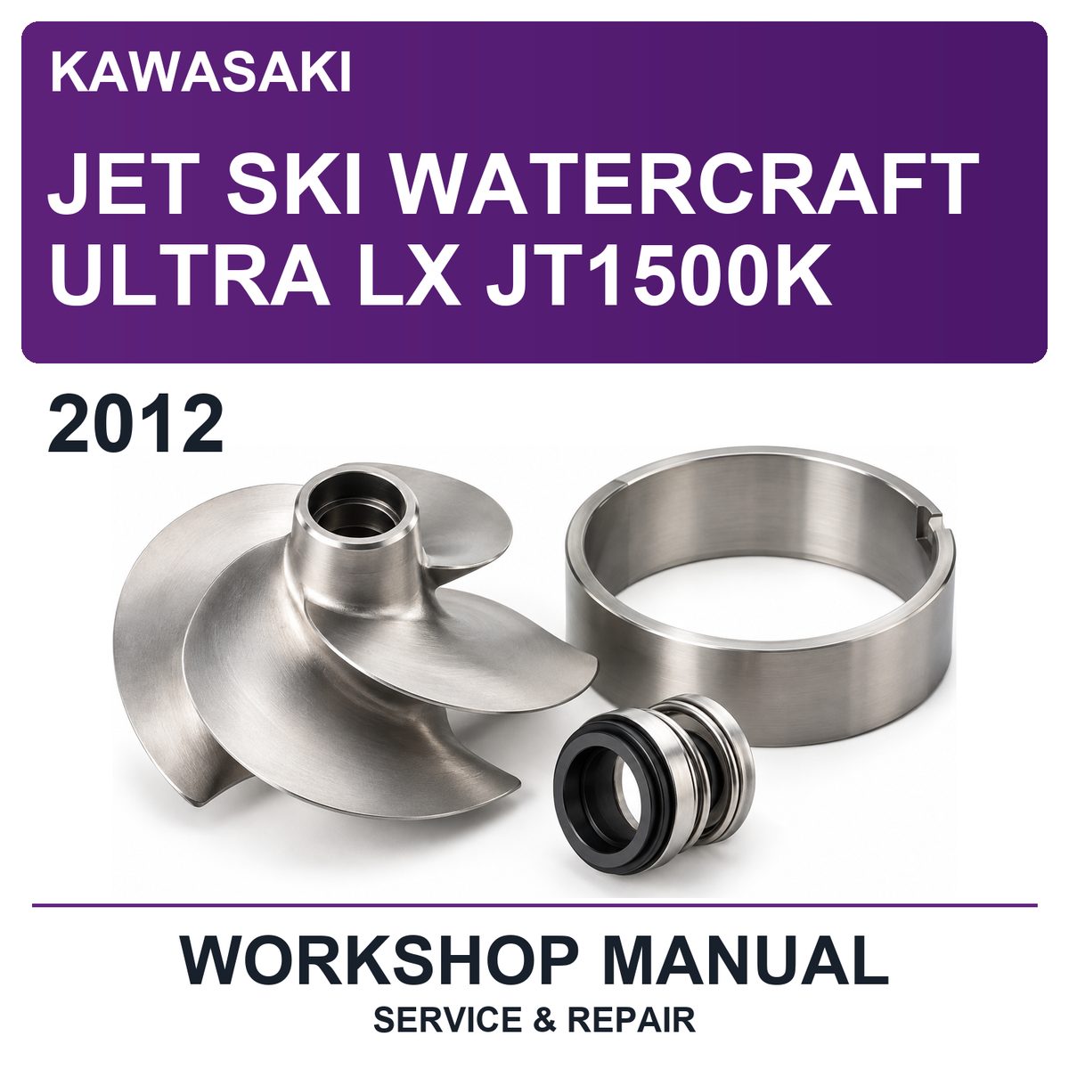 2012 Kawasaki JET Ski Watercraft Ultra LX JT1500K Workshop Service & Repair Manual