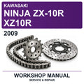 2009 Kawasaki Ninja ZX-10R XZ10R Workshop Service & Repair Manual