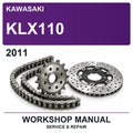 2011 Kawasaki KLX110 Workshop Service & Repair Manual