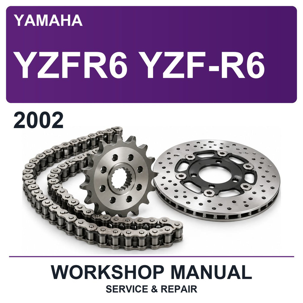 2002 Yamaha YZFR6 YZF-R6 Workshop Service & Repair Manual